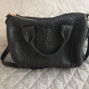 Alexander Wang Rocco Bag Pebbled Leather Rosegold